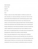 Eng 28 - Essay on Marriage "sweat"
