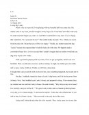 Eng 110: Essay on Losing My Lucky