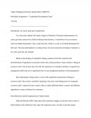 Leadership Development Essay - My Career Goal and It Requirement