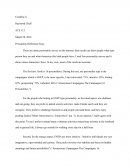Personality Reflection Essay