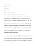 Gender, Feminism and Psychoanalysis: Criticizing the Utilization of Critical Theories in Three Jstor Articles