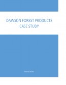 Dawson Forest Products Case Study