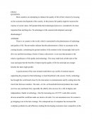 Ielts Writing Task Model Essay - Is Technology More Important Than Better Life Quality in a Country
