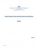 Human Resource Consultancy Report